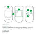 Ajax Jeweller MotionProtect Zwart